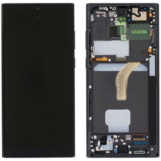 LCD-Display Service Pack Galaxy S22 Ultra S908B GH82-27489C – Weiß