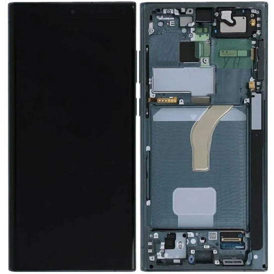 LCD-Display Service Pack Galaxy S22 Ultra S908B GH82-27489D – Grün