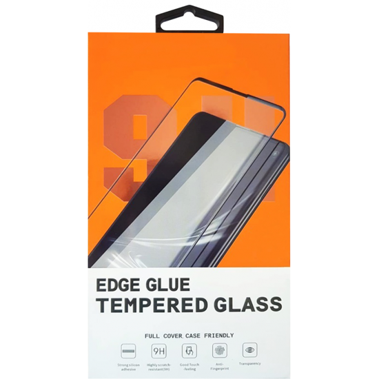 Monomoi Edge Glue gehärtetes Glas Galaxy S22Ultra – Schwarz