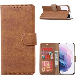 Book Case Samsung Galaxy S22 Plus - Hellbraun