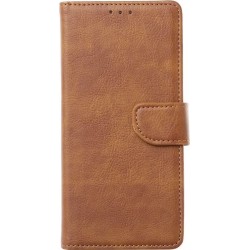 Book Case Samsung Galaxy S23FE - Hellbraun