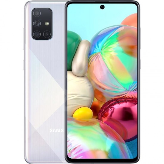 Samsung Galaxy A71 – Display 6,7 – Vierfache Rückkameras – 8 GB RAM – 128 GB ROM – Akku 4500 mAh – Crush Black